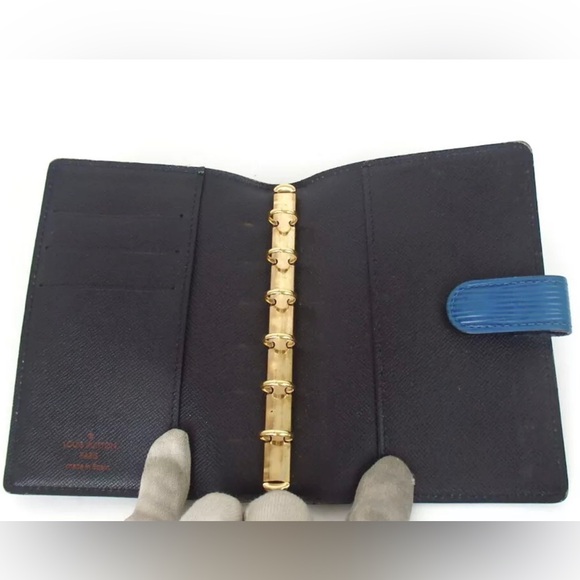 LOUIS VUITTON Blue Epi Leather Agenda ππ - Picture 3 of 11